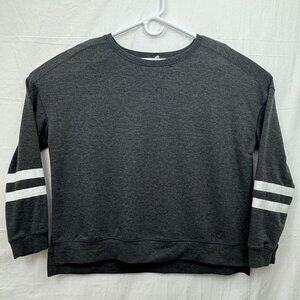 Sieanear Long Sleeve Crewneck Loungewear Sweatshirt Women XL Gray